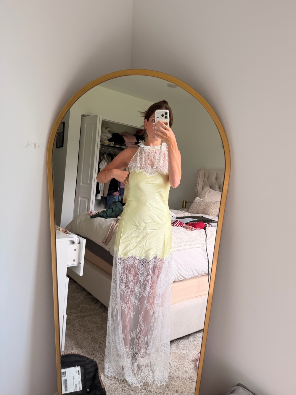 THIRD FORM Poetry High-Neck Lace Dress - Picture 3 of 4